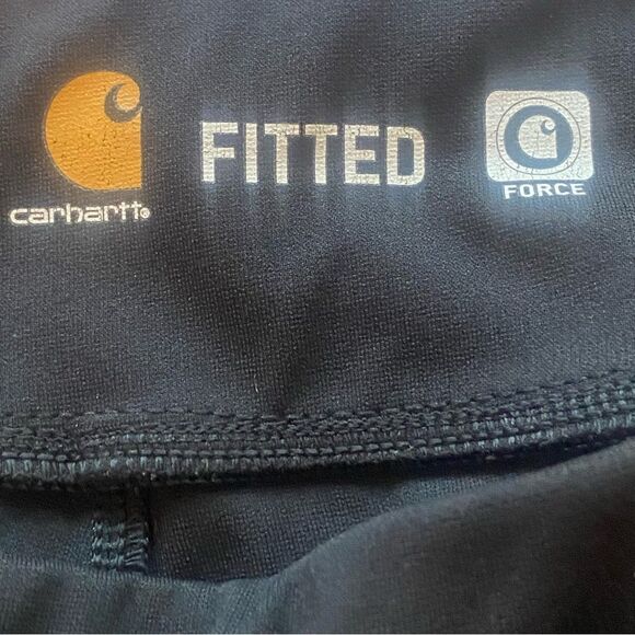 Carhartt Black Fitted Utility Knit Pants Size Small - Picture 3 of 15
